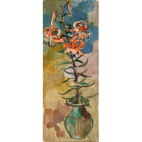 OTTO WYLER : Lilie in Vase (DOBIASCHOFSKY AUKTIONEN AG)