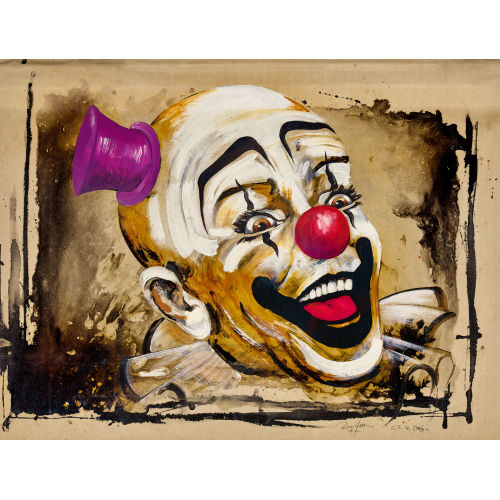 ROLF KNIE : Lachender Clown (DOBIASCHOFSKY AUKTIONEN AG)