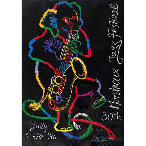 ROLF KNIE : 'Montreux Jazz Festival 1996' (DOBIASCHOFSKY AUKTIONEN AG)