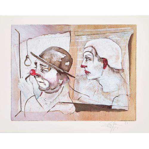 ROLF KNIE : 'Clownportraits II' (DOBIASCHOFSKY AUKTIONEN AG)