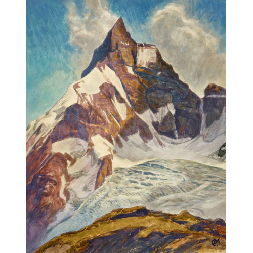 CARL FRANZ MOOS : 'Zinal-Rothorn' (DOBIASCHOFSKY AUKTIONEN AG)