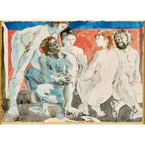 HANS ERNI : 'L'exercise au compas' (DOBIASCHOFSKY AUKTIONEN AG)