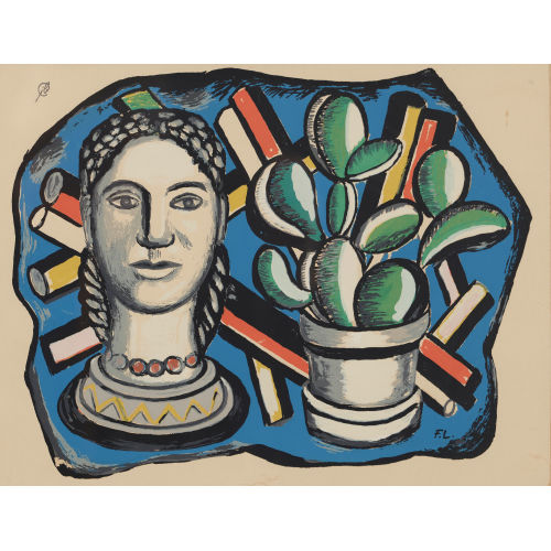 FERNAND L�GER : 'Femme avec cactus' (DOBIASCHOFSKY AUKTIONEN AG)
