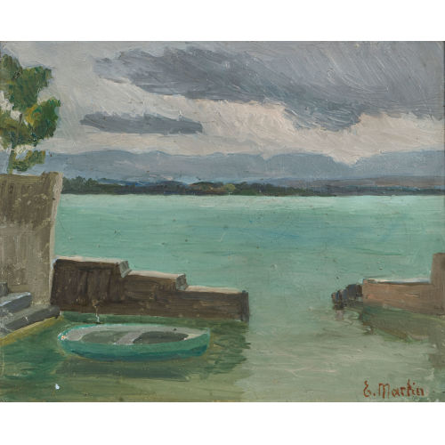 EUG�NE LOUIS MARTIN : Au Lac de Gen�ve (DOBIASCHOFSKY AUKTIONEN AG)