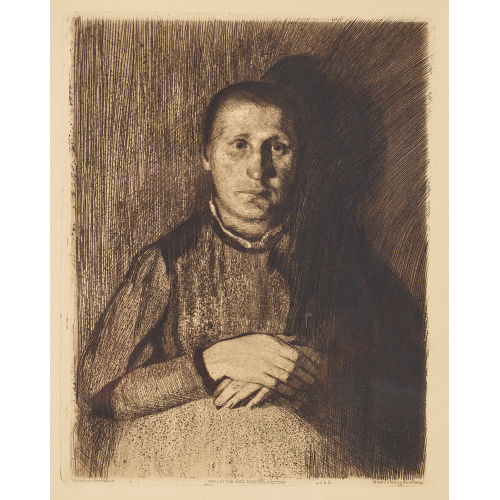 K�THE KOLLWITZ : 'Frau mit �bereinandergelegten H�nden' (DOBIASCHOFSKY AUKTIONEN AG)