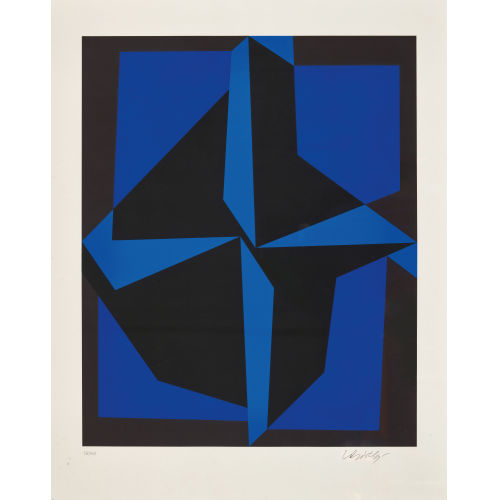 VICTOR VASARELY : 'Les ann�es cinquante 3' (DOBIASCHOFSKY AUKTIONEN AG)