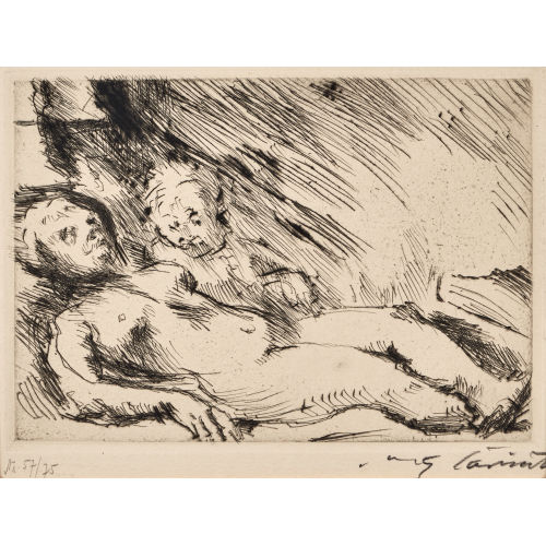 LOVIS CORINTH : 'Akt mit Putten' (DOBIASCHOFSKY AUKTIONEN AG)
