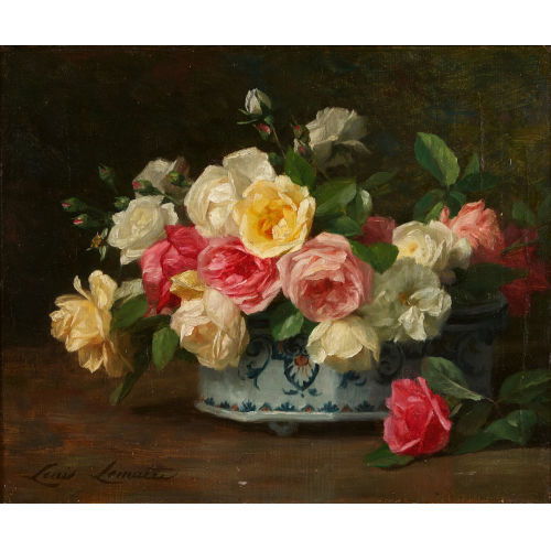 LOUIS MARIE LEMAIRE : Roses (DOBIASCHOFSKY AUKTIONEN AG)