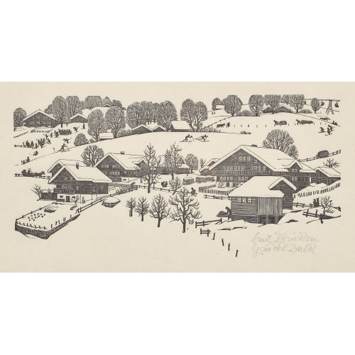 EMIL ZBINDEN : 'Grindelwald' (DOBIASCHOFSKY AUKTIONEN AG)