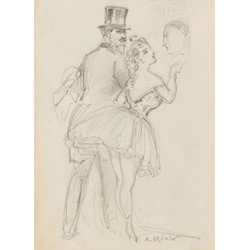 ALFRED GR�VIN : 'La danseuse et son protecteur' (DOBIASCHOFSKY AUKTIONEN AG)