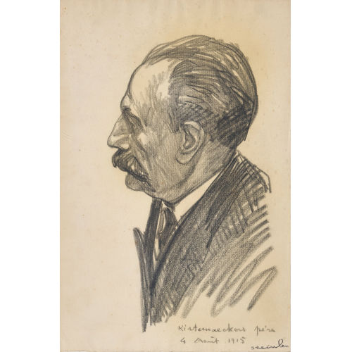 TH�OPHILE-ALEXANDRE STEINLEN : Henry Kistemaeckers p�re (DOBIASCHOFSKY AUKTIONEN AG)