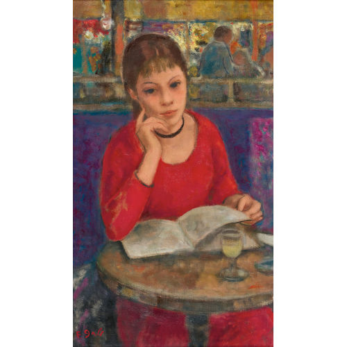 FRAN�OIS GALL : Jeune fille lisant (DOBIASCHOFSKY AUKTIONEN AG)