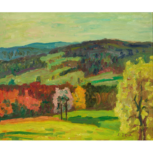 LEO DECK : Herbstlandschaft (DOBIASCHOFSKY AUKTIONEN AG)