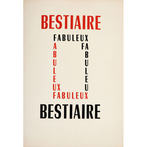 JEAN LUR�AT : Patrice de la Tour du Pin: 'Bestiaire Fabuleux' (DOBIASCHOFSKY AUKTIONEN AG)