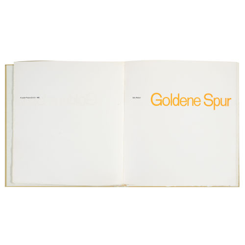 OTTO NEBEL : 'Goldene Spur' (DOBIASCHOFSKY AUKTIONEN AG)