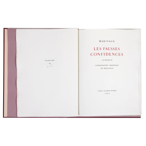 MAURICE BRIANCHON : Pierre de Marivaux: 'Les fausses Confidences' (DOBIASCHOFSKY AUKTIONEN AG)
