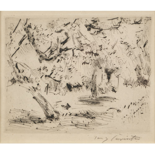 LOVIS CORINTH : 'Apfelbl�ten im Fr�hling' (DOBIASCHOFSKY AUKTIONEN AG)