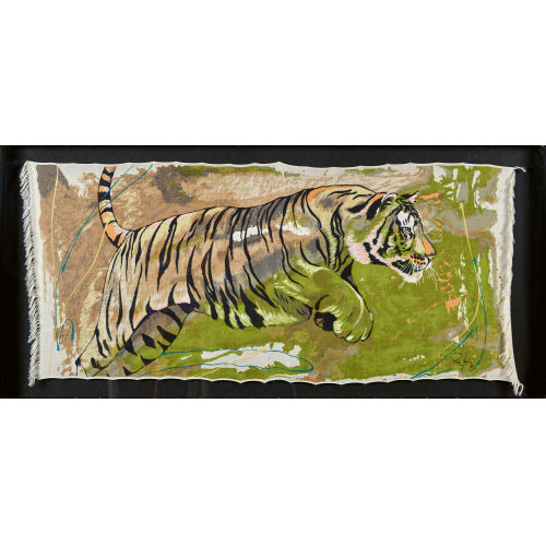 ROLF KNIE : 'Gr�ner Tiger (Pashimina)' (DOBIASCHOFSKY AUKTIONEN AG)
