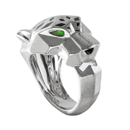 TSAVORIT-RING : Cartier, 'Panth�re', Paris (DOBIASCHOFSKY AUKTIONEN AG)