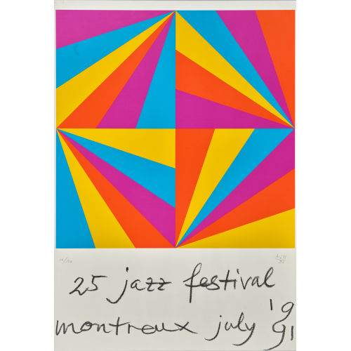MAX BILL : 'Jazz Festival Montreux 1991' (DOBIASCHOFSKY AUKTIONEN AG)
