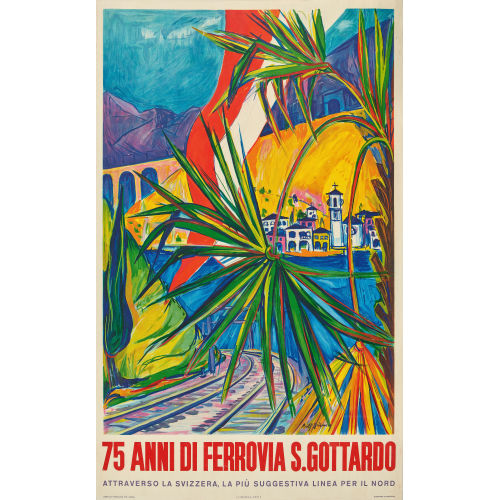 ROLF D�RIG : '75 anni di ferrovia S. Gottardo' (DOBIASCHOFSKY AUKTIONEN AG)