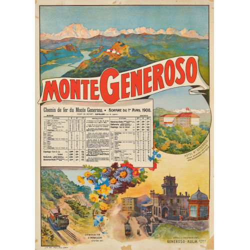 ANONYM : 'Monte Generoso' (DOBIASCHOFSKY AUKTIONEN AG)