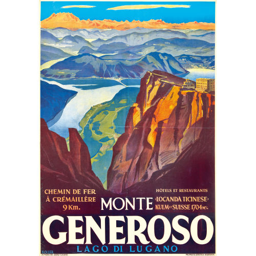 LOUIS KOLLER : 'Monte Generoso' (DOBIASCHOFSKY AUKTIONEN AG)