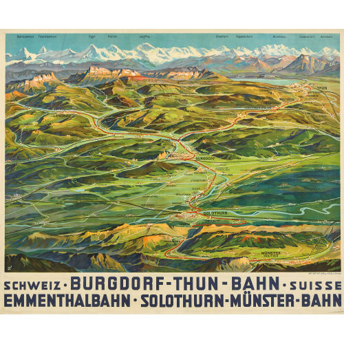 MONOGRAMMIST Z. : 'Burgdorf-Thun-Bahn' (DOBIASCHOFSKY AUKTIONEN AG)