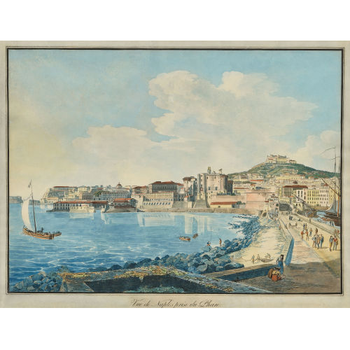 19. JH. ANONYM : 'Vue de Naples prise du Phare' (DOBIASCHOFSKY AUKTIONEN AG)