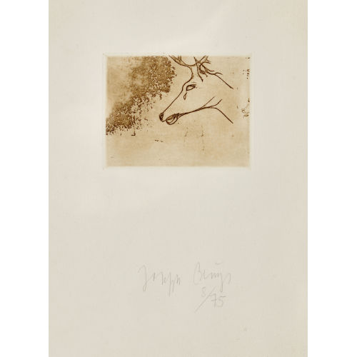 JOSEPH BEUYS : 'Hirschkopf' (DOBIASCHOFSKY AUKTIONEN AG)