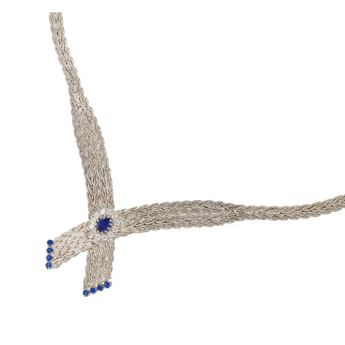 SAPHIR-BRILLANT-COLLIER : (DOBIASCHOFSKY AUKTIONEN AG)