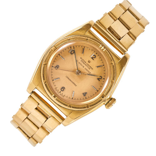 ROLEX : Herrenarmbanduhr 'Oyster Perpetual, W. R�sch, Berne' (DOBIASCHOFSKY AUKTIONEN AG)