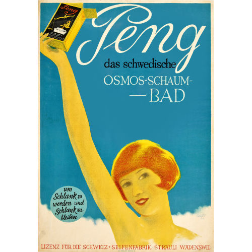 ALOIS CARIGIET : 'Peng, das schwedische Osmos-Schaum-Bad' (DOBIASCHOFSKY AUKTIONEN AG)