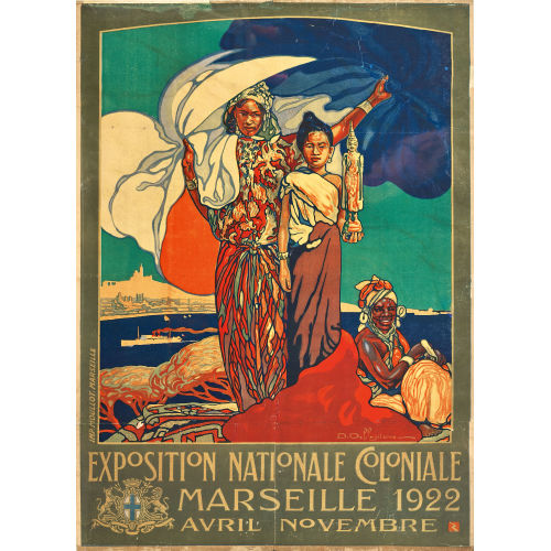 DAVID DELLEPIANE : 'Exposition Nationale Coloniale Marseille 1922' (DOBIASCHOFSKY AUKTIONEN AG)