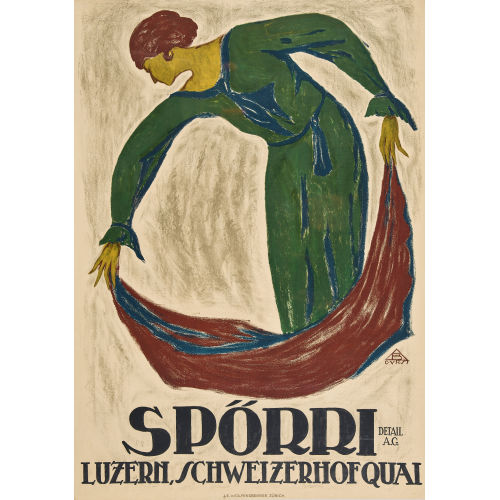 B. DURST : 'Sp�rri, Luzern, Schweizerhofquai' (DOBIASCHOFSKY AUKTIONEN AG)