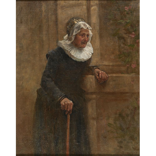 ADRIEN MOREAU : 'Vieille femme' (DOBIASCHOFSKY AUKTIONEN AG)