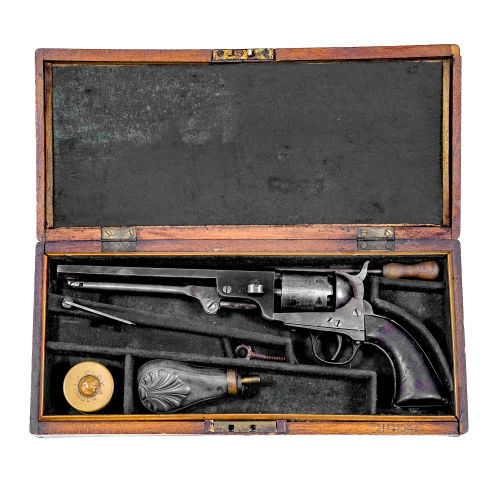 PISTOLE : Vereinigte Staaten, um 1851-1870 (DOBIASCHOFSKY AUKTIONEN AG)