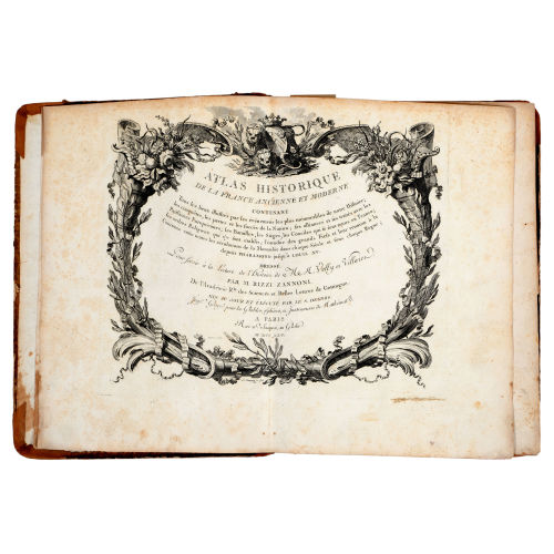 GIOVANNI ANTONIO RIZZI-ZANONI : 'Atlas historique de la France ancienne et moderne' (DOBIASCHOFSKY AUKTIONEN AG)