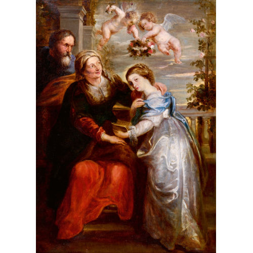 PETER PAUL RUBENS : Die Erziehung der Jungfrau Maria (DOBIASCHOFSKY AUKTIONEN AG)