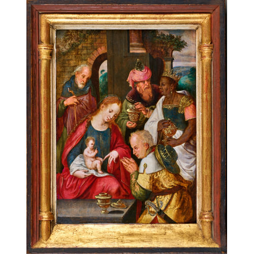 2. H�LFTE 16. JH. FL�MISCH : Die Anbetung der Heiligen Drei K�nige (DOBIASCHOFSKY AUKTIONEN AG)