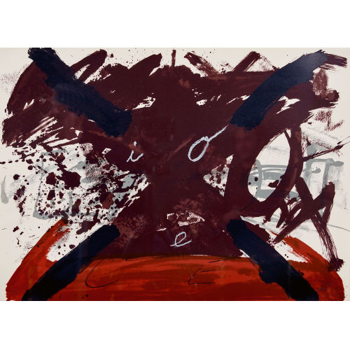ANTONI T�PIES : Ohne Titel (DOBIASCHOFSKY AUKTIONEN AG)