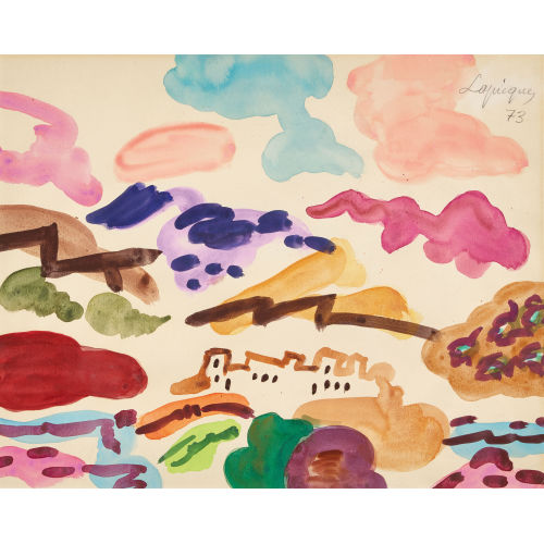 CHARLES LAPICQUE : Paysage (DOBIASCHOFSKY AUKTIONEN AG)