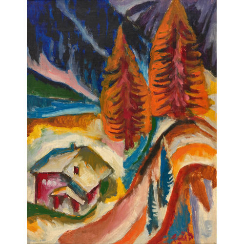 CHARLES TR�B : Winterlandschaft im Gebirge (DOBIASCHOFSKY AUKTIONEN AG)