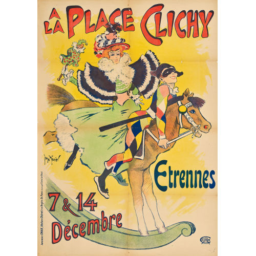 GEORGES MEUNIER : 'A la Place Clichy Etrennes 7 & 14 D�cembre' (DOBIASCHOFSKY AUKTIONEN AG)