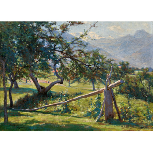 AUGUSTE BAUD-BOVY : Obstb�ume bei Aeschi (DOBIASCHOFSKY AUKTIONEN AG)