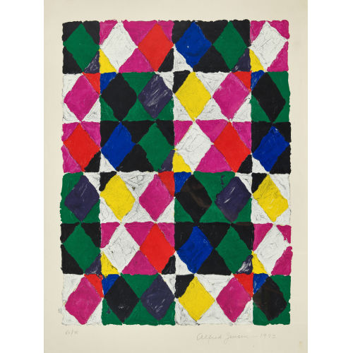 ALFRED (AL) JENSEN : 'Alfred Jensen - Kunsthalle Bern' (DOBIASCHOFSKY AUKTIONEN AG)