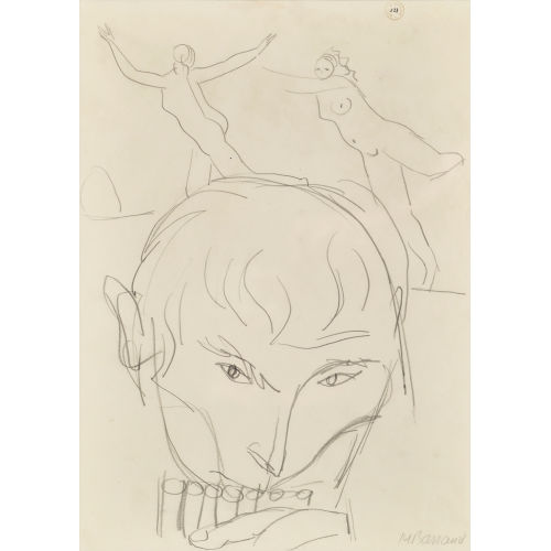 MAURICE BARRAUD : Pan mit Fl�te (DOBIASCHOFSKY AUKTIONEN AG)