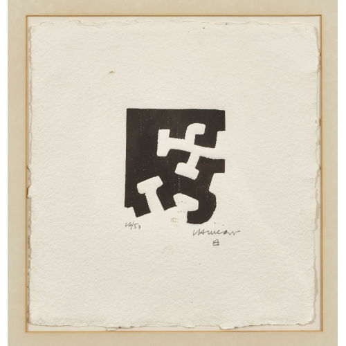 EDUARDO CHILLIDA : 'USMA III' (DOBIASCHOFSKY AUKTIONEN AG)