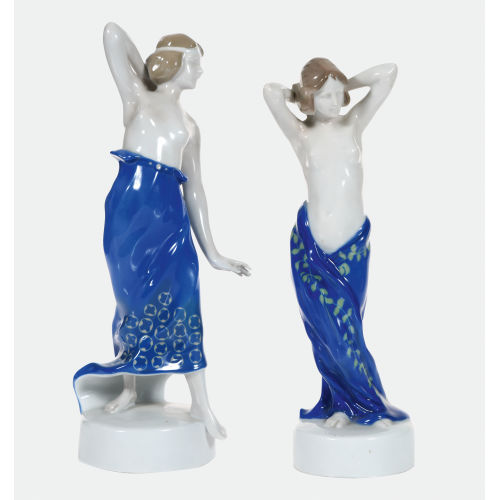 PAAR FIGUREN : Selb, um 1920 (Rosenthal) (DOBIASCHOFSKY AUKTIONEN AG)