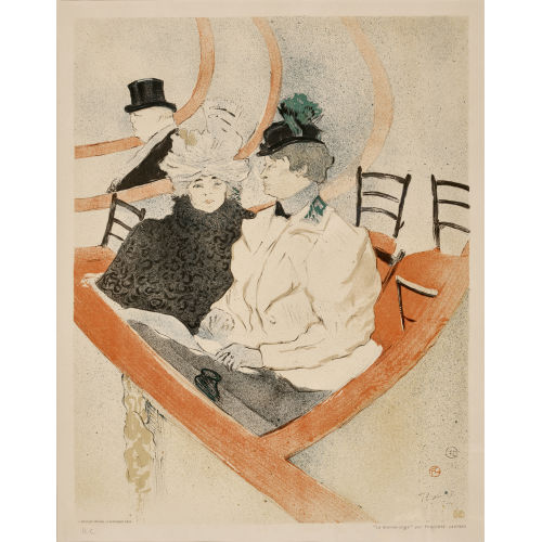 HENRI DE TOULOUSE-LAUTREC : 'La Grande Loge' (DOBIASCHOFSKY AUKTIONEN AG)